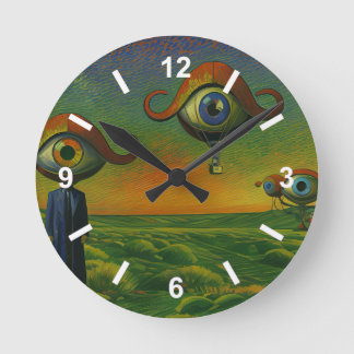 Horloge Ronde All Eyes