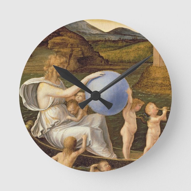 Horloge Ronde Allégation de Changer de Fortune, ou mélancolie (h (Recto)