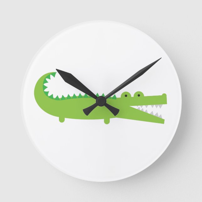 Horloge Ronde Alligator (Recto)