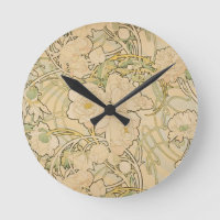 Alphonse Mucha Peonies Peony Roses Fawn 1897