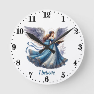 Horloge Ronde Amateurs d'Angel élégant personnalisable