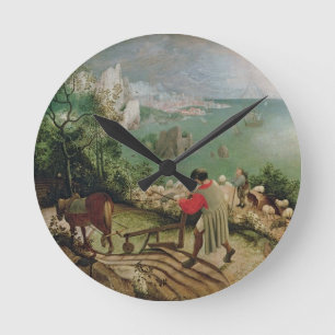 Horloge Ronde Aménagez en parc avec l'automne d'Icare, c.1555