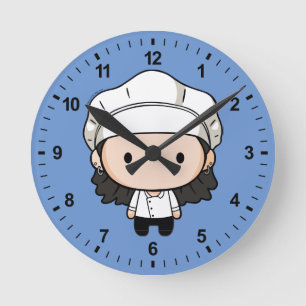 Horloge Ronde AMIS™   Monica Chibi