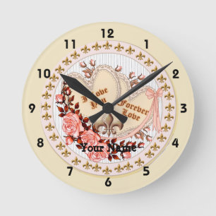 Horloge Ronde Amour Éternel