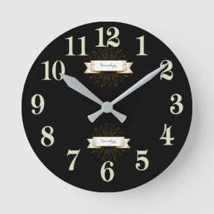 Horloge Ronde Amour&Joie