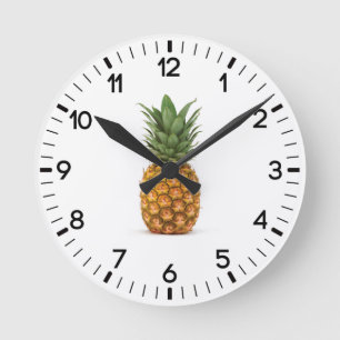 Horloge Ronde Ananas