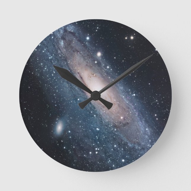 Horloge Ronde androméda galaxie voie laiteuse cosmos univers (Recto)