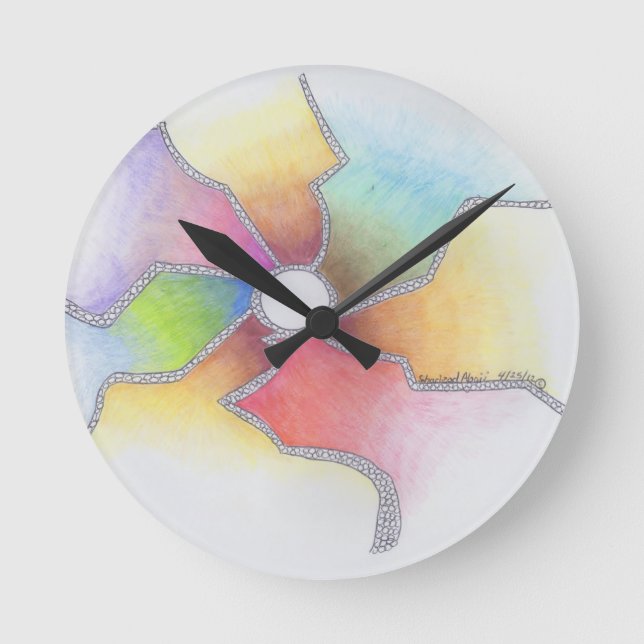 Horloge Ronde Angelic Shatter (Recto)