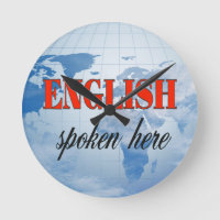 Anglais parlé ici terre nuageuse