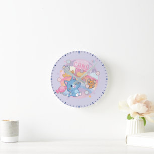 Horloge Ronde Anime Tom et Jerry Candy Party