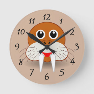 Horloge Ronde Animé Walrus