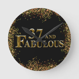 Horloge Ronde Anniversaire 37 ans