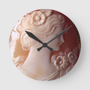 Horloge Ronde Antique Cameo