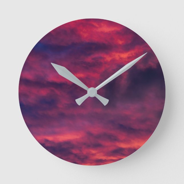 Horloge Ronde août rouge (Recto)