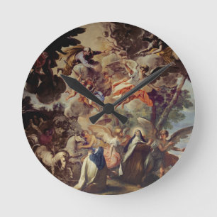 Horloge Ronde Apparition de St Joseph vers St Theresa