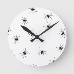 Horloge Ronde araignées