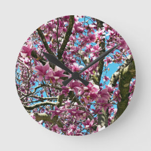 Horloge Ronde Arbre à tulipes