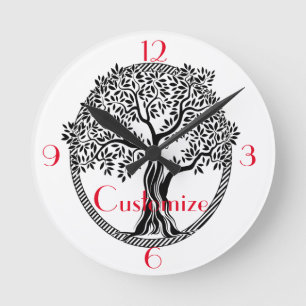 Horloge Ronde Arbre de vie Thunder_Cove