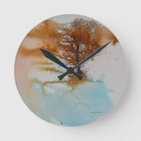 Arbre peinture Abstraite paysage art