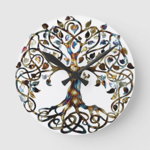 Horloge Ronde Arbre vivant
