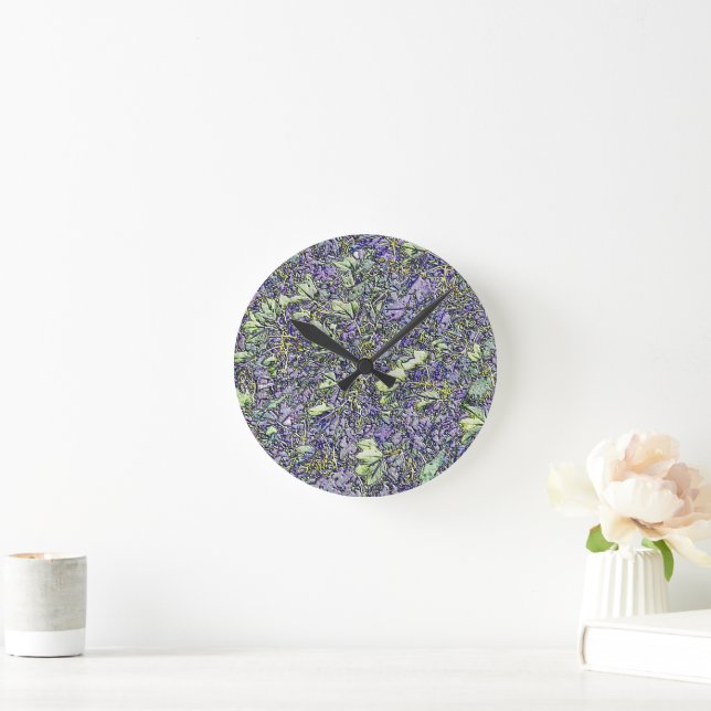 HORLOGE RONDE ARBRES (Maison)