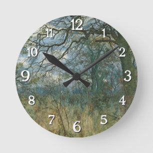 Horloge Ronde Arbres et sous-bois - William Fraser Garden