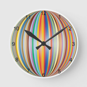 Horloge Ronde Arc-en-ciel