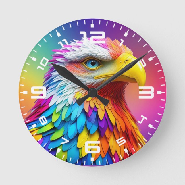 Horloge Ronde Arc-en-ciel Aigle-654707 (Recto)