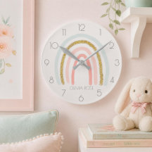 Arc-en-ciel pastel personnalisé avec paillettes de