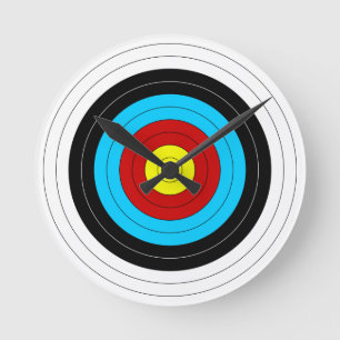 Horloge Ronde Archery Target Clock
