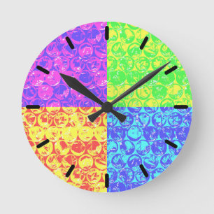 Horloge Ronde Armoire pop art