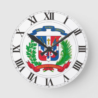 Horloge Ronde Armoiries de la République dominicaine