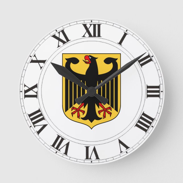 Horloge Ronde Armoiries de l'Allemagne (Recto)