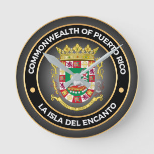 Horloge Ronde Armoiries de Porto Rico