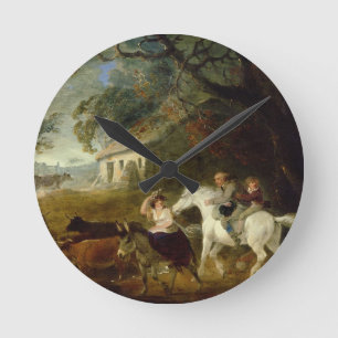 Horloge Ronde Arrondissant avant la tempête, 1805 (huile sur le