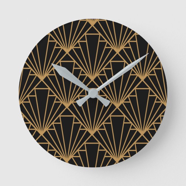 Horloge Ronde Art déco (Recto)
