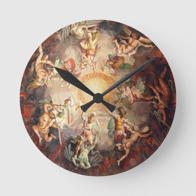 Horloge Ronde Art vintage italien (Recto)