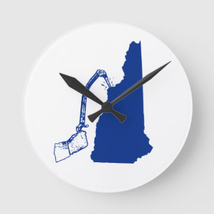 Horloge Ronde Ascension de glace dans le New Hampshire