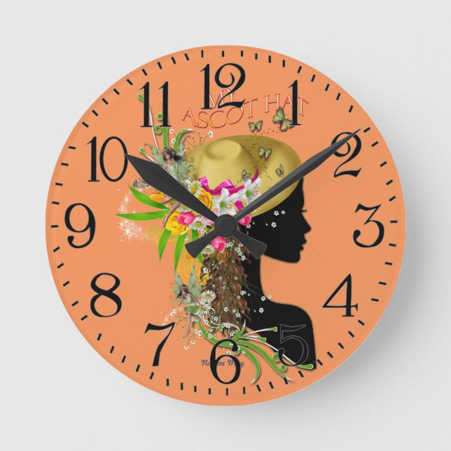 Horloge Ronde Ascot Lady (Recto)