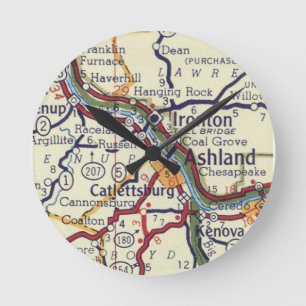 Horloge Ronde Ashland Kentucky