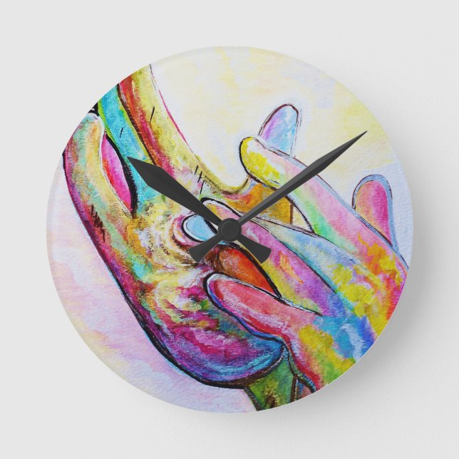 Horloge Ronde ASL Jesus (Recto)