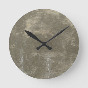 Horloge Ronde Aspect béton