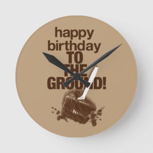 Horloge Ronde Au sol