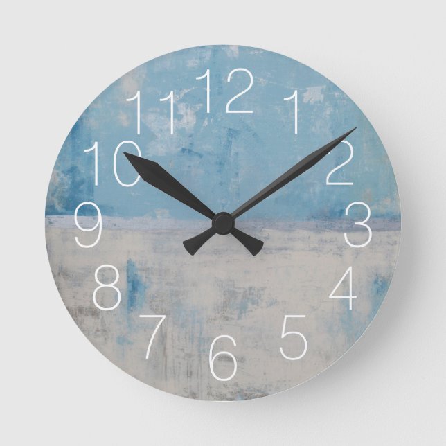 Horloge Ronde Aura argentée (Recto)