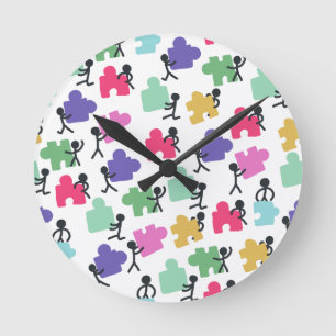 Horloge Ronde autistes