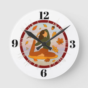 Horloge Ronde Automne