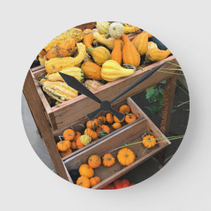 Horloge Ronde Autumn Decor