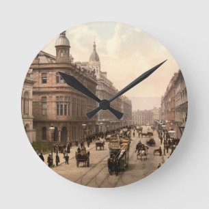 Horloge Ronde Avenue royale, Belfast, Irlande du Nord