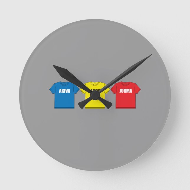 Horloge Ronde Awesometown (Recto)
