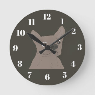 Horloge Ronde Baisers Français